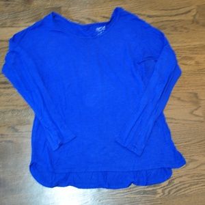 Apt 9 Blue 3/4 sleeve shirt